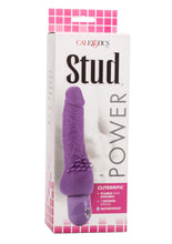 Load image into Gallery viewer, Power Stud Cliterrific Vibrator Waterproof - Purple - 6.75in