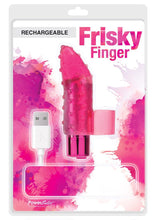 Load image into Gallery viewer, Powerbullet Frisky Finger Rechargeable Finger Massager - Pink