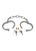 Load image into Gallery viewer, Prowler Red Heavy Duty Metal Handcuffs - Stainless - Silver/Steel