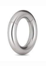 Load image into Gallery viewer, Prowler Red Stainless Steel Magnetic Cock Ring - Silver - 33mm