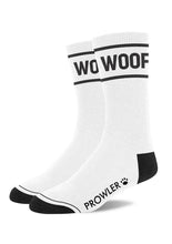 Load image into Gallery viewer, Prowler Red Woof Socks - Black/White