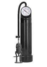 Load image into Gallery viewer, Pumped By Shots Deluxe Penis Pump with Advanced Psi Gauge - Black
