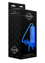 Load image into Gallery viewer, Pumped By Shots Elite Beginner Penis Pump - Blue