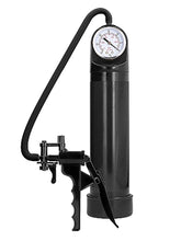 Load image into Gallery viewer, Pumped By Shots Elite Penis Pump with Advanced Psi Gauge - Black
