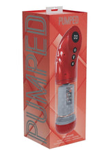 Load image into Gallery viewer, Pumped Strokemate Multi-Function Rechargeable Masturbator - Metallic - Red