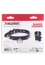 Load image into Gallery viewer, Punishment Spiked Choker