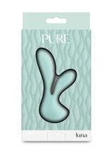 Load image into Gallery viewer, Pure Luna Rechargeable Silicone Rabbit Vibrator - Teal