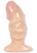 Load image into Gallery viewer, Raging Hard-Ons - Large Textured Anal Plug - Flesh/Vanilla
