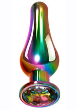 Load image into Gallery viewer, Rainbow Metal Anal Plug