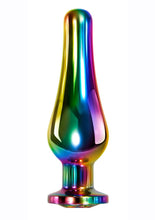 Load image into Gallery viewer, Rainbow Metal Anal Plug - Metal/Multicolor - Medium