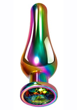 Load image into Gallery viewer, Rainbow Metal Anal Plug
