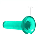 Load image into Gallery viewer, Realrock Crystal Clear Dildo with Suction Cup