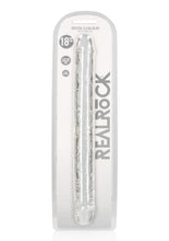 Load image into Gallery viewer, Realrock Crystal Clear Double Dong - Clear - 18in