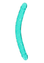 Load image into Gallery viewer, Realrock Crystal Clear Double Dong - Turquoise - 18in
