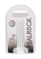 Load image into Gallery viewer, Realrock Crystal Clear Non Realistic Dildo with Suction Cup - Clear - 5.3in