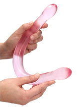 Load image into Gallery viewer, Realrock Crystal Clear Non Realistic Double Dildo