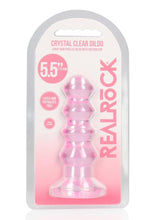 Load image into Gallery viewer, Realrock Curvy Dildo Or Butt Plug - Pink - 5.5in