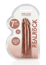 Load image into Gallery viewer, Realrock Skin Penis Extender - Caramel - 7in