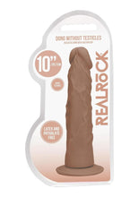 Load image into Gallery viewer, Realrock Skin Realistic Dildo Without Balls - Caramel - 10in