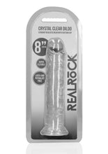 Load image into Gallery viewer, Realrock Skin Realistic Striaght Dildo Without Balls - Clear - 8in