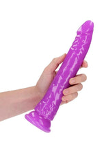 Load image into Gallery viewer, Realrock Slim Glow In The Dark Dildo with Suction Cup