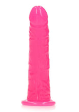 Load image into Gallery viewer, Realrock Slim Glow In The Dark Dildo with Suction Cup