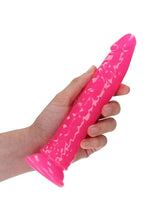 Load image into Gallery viewer, Realrock Slim Glow In The Dark Dildo with Suction Cup