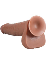 Load image into Gallery viewer, Realrock Ultra Realistic Skin Extra Large Straight Dildo with Balls and Suction Cup