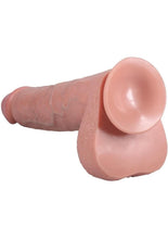 Load image into Gallery viewer, Realrock Ultra Realistic Skin Extra Large Straight Dildo with Balls and Suction Cup