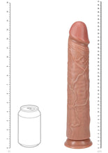 Load image into Gallery viewer, Realrock Ultra Realistic Skin Extra Large Straight Dildo with Suction Cup