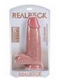 Load image into Gallery viewer, Realrock Ultra Realistic Skin Extra Thick with Balls - Vanilla - 10in