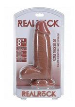 Load image into Gallery viewer, Realrock Ultra Realistic Skin Extra Thick with Balls - Caramel - 8in