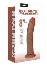 Load image into Gallery viewer, Realrock Vibrating Cock Regular Curved - Caramel - 8in