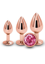 Load image into Gallery viewer, Rear Assets Aluminum Anal Plug Trainer Kit - Pink/Rose Gold - 3 Pieces
