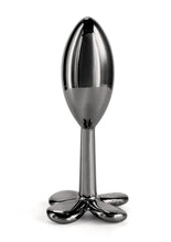 Load image into Gallery viewer, Rear Assets Clover Aluminum Anal Plug - Smoke