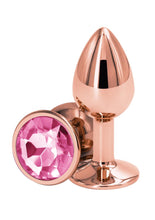 Load image into Gallery viewer, Rear Assets Rose Gold Anal Plug - Pink/Rose Gold - Small