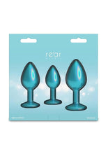 Load image into Gallery viewer, Rear Assets Tapered Trainer Chrome Plated Anal Plugs Kit