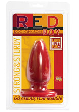 Load image into Gallery viewer, Red Boy - Large Butt Plug - Red
