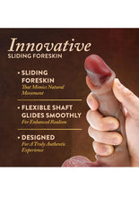 Load image into Gallery viewer, Renaissance Davinci Silicone Sliding Foreskin Dildo with Squeezable Balls