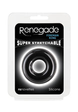 Load image into Gallery viewer, Renegade Fireman Ring Silicone Cock Ring - Black - Medium