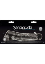 Load image into Gallery viewer, Renegade Manaconda Vibrating Realistic Dildo Penis Extender - Clear - 7.2in