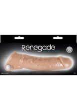 Load image into Gallery viewer, Renegade Manaconda Vibrating Realistic Dildo Penis Extender - Vanilla - 7.2in