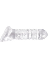 Load image into Gallery viewer, Renegade Ribbed Sleeve Penis Extender - Clear