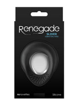 Load image into Gallery viewer, Renegade Slider Rechargeable Silicone Cock Ring - Black