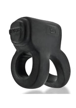Load image into Gallery viewer, Revhammer Reverb Shaft Vibrating Cock Ring - Black/Tar Ice