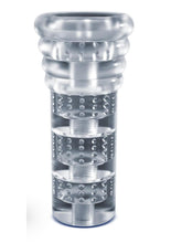 Load image into Gallery viewer, Rize Luz Self Lubricating Stroker Dual End Masturbator - Clear