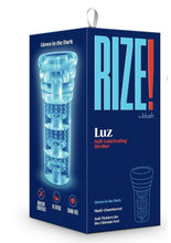 Load image into Gallery viewer, Rize Luz Self Lubricating Stroker Dual End Masturbator - Clear