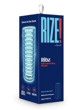 Load image into Gallery viewer, Rize Ribz Self Lubricating Stroker Dual End Masturbator - Clear