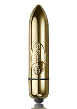 Load image into Gallery viewer, RO 80 Mm Single Speed Bullet Vibrator - Champagne Gold/Silver