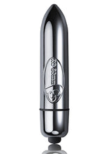 Load image into Gallery viewer, RO 80mm Single Speed Bullet Vibrator - Chrome - Silver